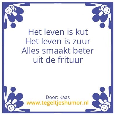 Tegeltje: Lekker