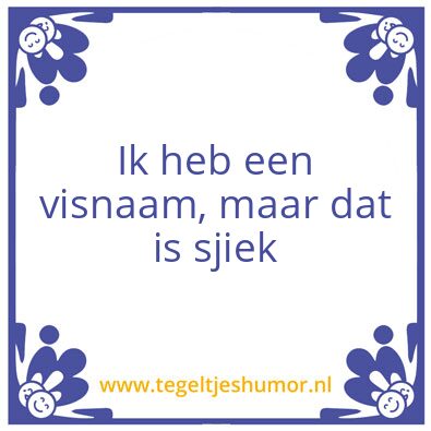 Tegeltje: Dorry