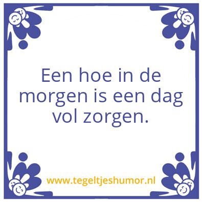 Tegeltje: Hoe