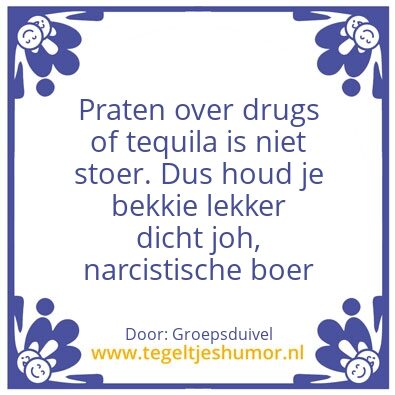 Tegeltje: John