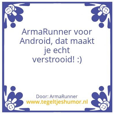 Tegeltje: ArmaRunner
