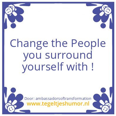 Tegeltje: Change.