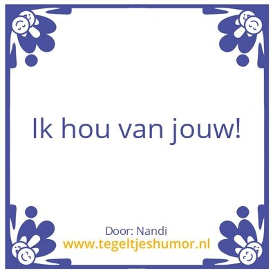 Tegeltje: Waldemar