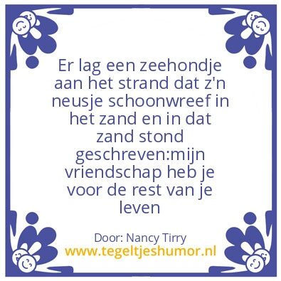 Tegeltje: Vriendschap