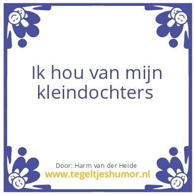 Tegeltje: Harm