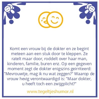 Tegeltje: Test
