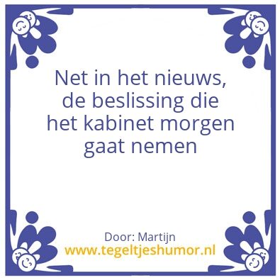 Tegeltje: Omg