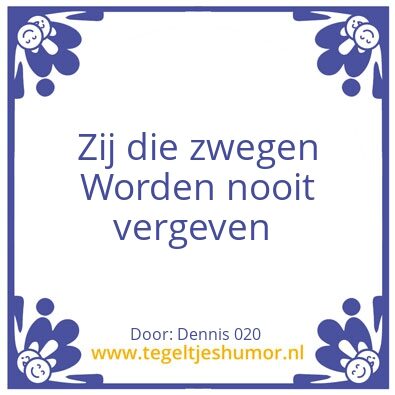 Tegeltje: Uitzicht