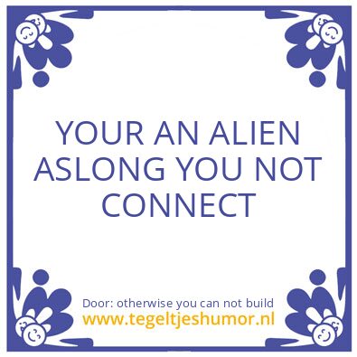 Tegeltje: Time is linear