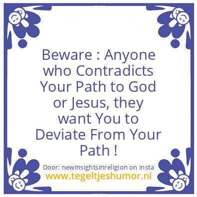 Tegeltje: Beware !