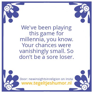 Tegeltje: just like before…