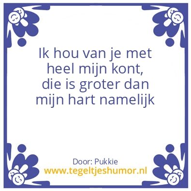Tegeltje: Liefde