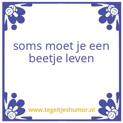 Tegeltje: ha