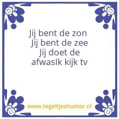 Tegeltje: Zon