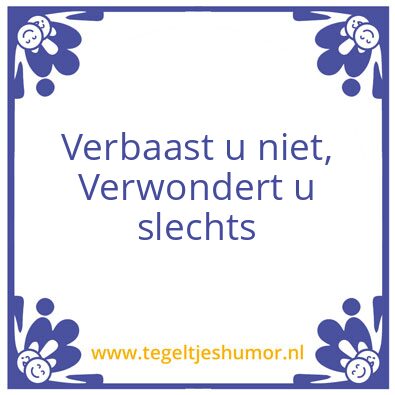 Tegeltje: 1