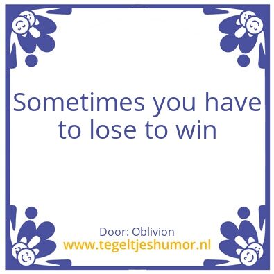 Tegeltje: Oblivionwisdom