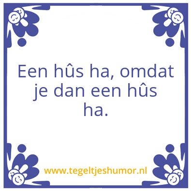 Tegeltje: test