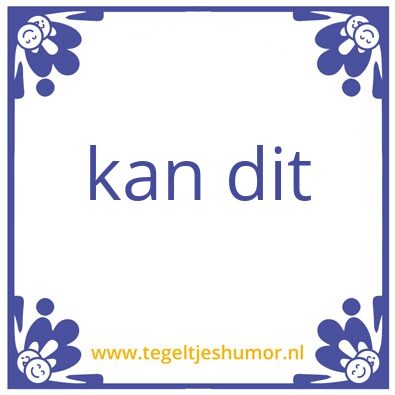 Tegeltje: Jos