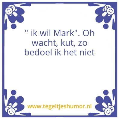 Tegeltje: Huts