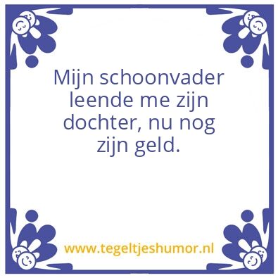 Tegeltje: Leende