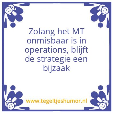 Tegeltje: MT wijsheid