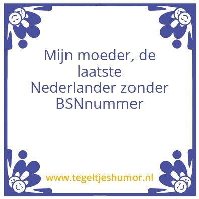 Tegeltje: Mama