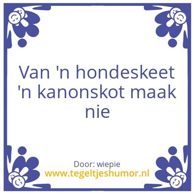 Tegeltje: afrika