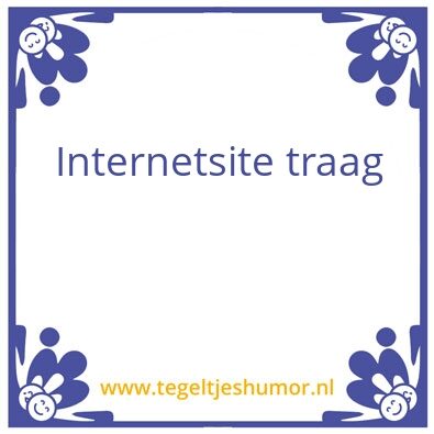 Tegeltje: Internet