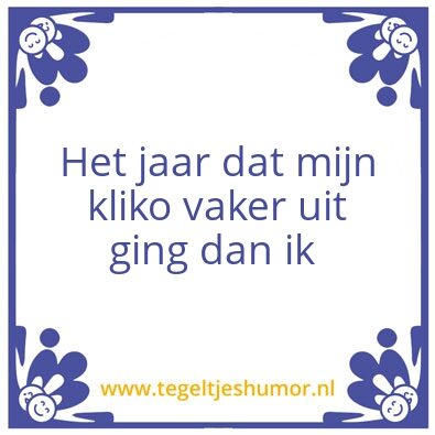 Tegeltje: 2022