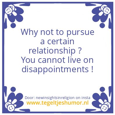 Tegeltje: Why ?