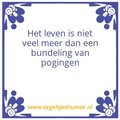 Tegeltje: Tegel