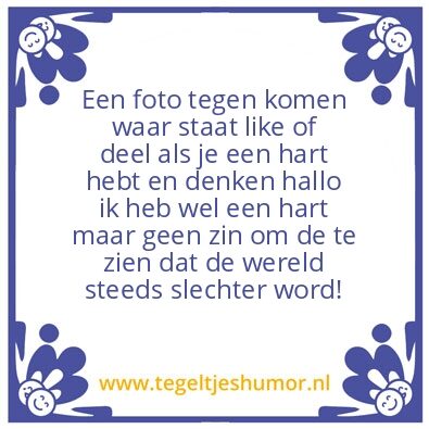Tegeltje: Facebook