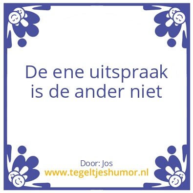 Tegeltje: Dussss
