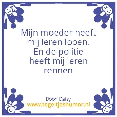 Tegeltje: Agenten