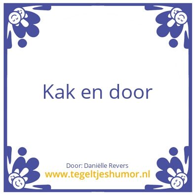 Tegeltje: d
