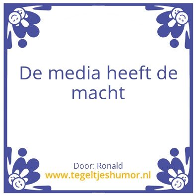 Tegeltje: Ronald