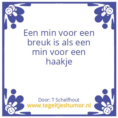 Tegeltje: Minteken