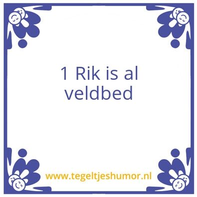 Tegeltje: n