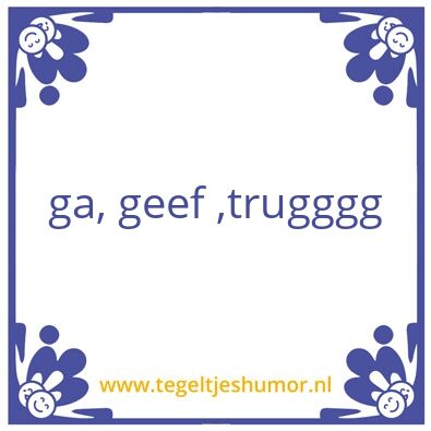 Tegeltje: malisssaaa