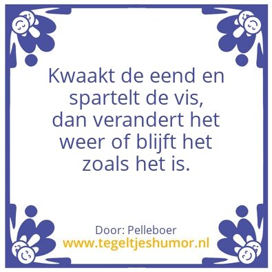 Tegeltje: Weer