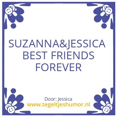 Tegeltje: Bff