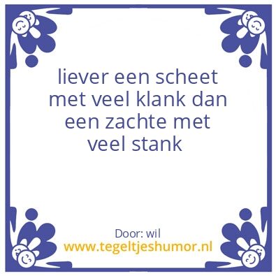 Tegeltje: scheet