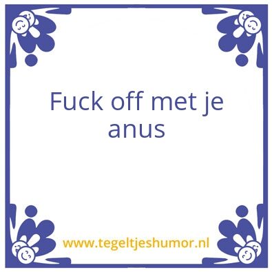 Tegeltje: Quote