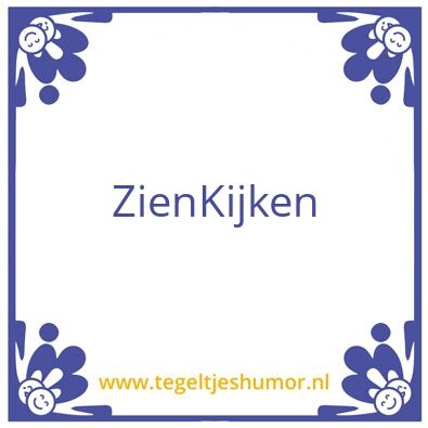 Tegeltje: Mand