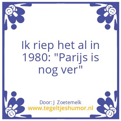 Tegeltje: TdF
