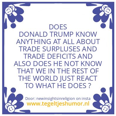 Tegeltje: Tariffs..