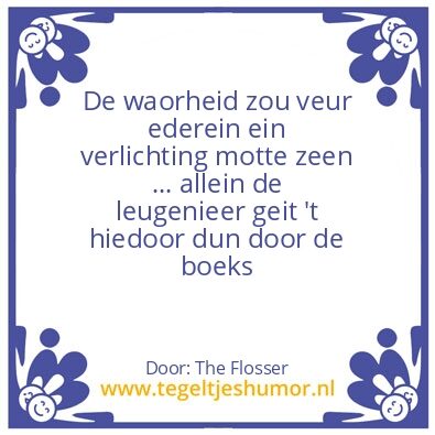 Tegeltje: overige