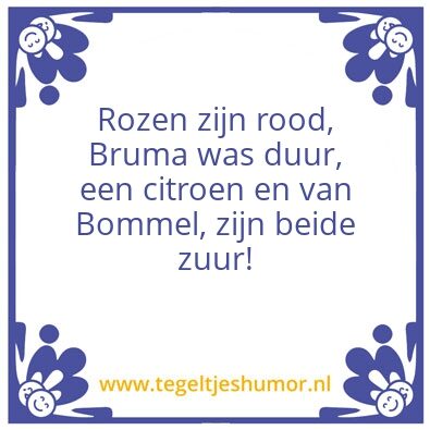 Tegeltje: Haha