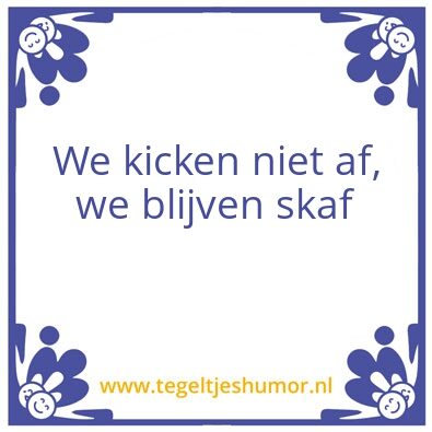 Tegeltje: Boh