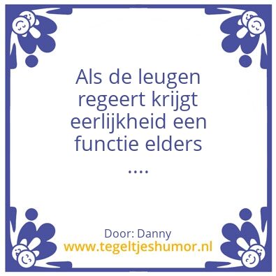 Tegeltje: Tegel